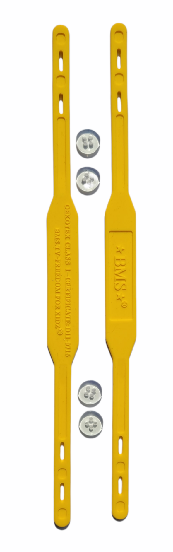 BMS Kids Rain Overall - 100% waterproof-Yellow