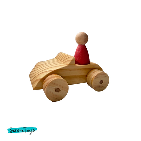 Wooden Coupe Car