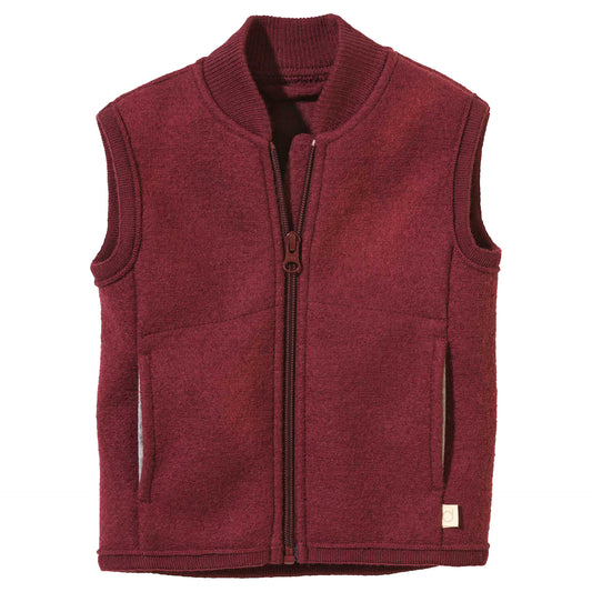 Disana Boiled Wool Vest CASSIS