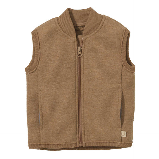 Disana Boiled Wool Vest CARAMEL