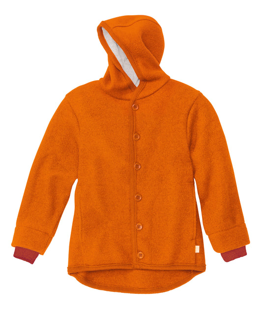 Disana Boiled Wool Jacket ORANGE