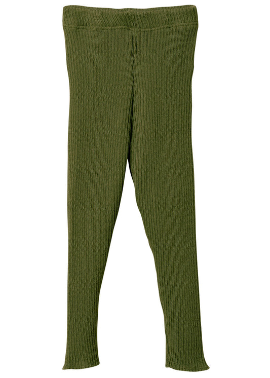 Disana Knitted Leggings OLIVE