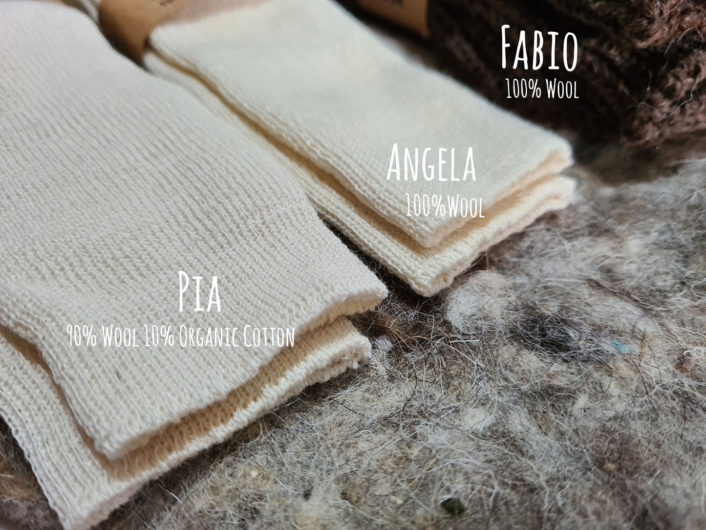 Pia (90% wool/10% organic cotton)