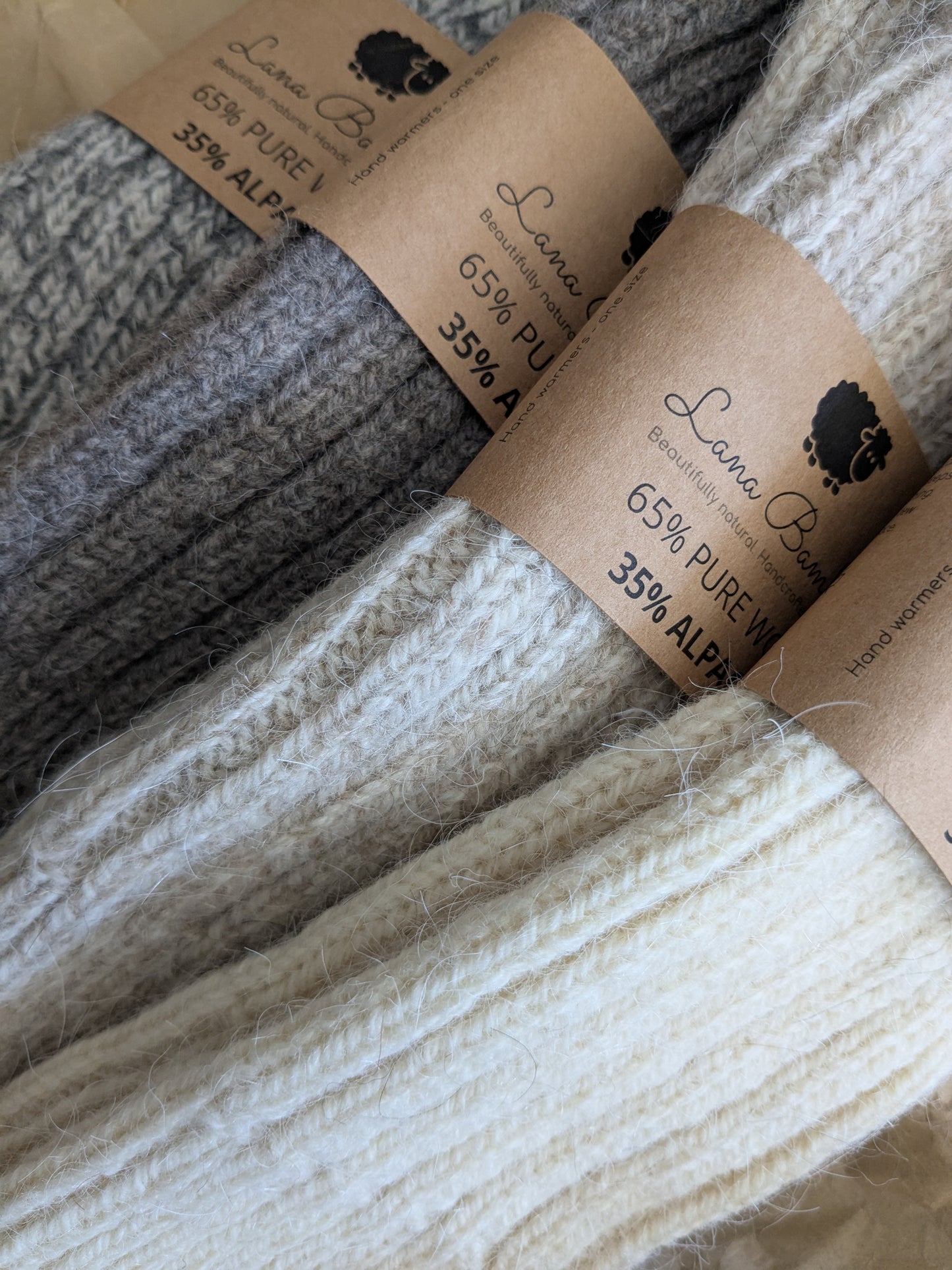 Oria Adult Hand Warmers (65% wool, 35% alpaca)