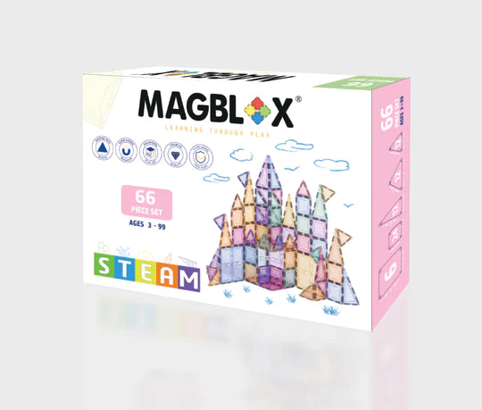 MAGBLOX® 66 PCS LIGHT COLOURS SET