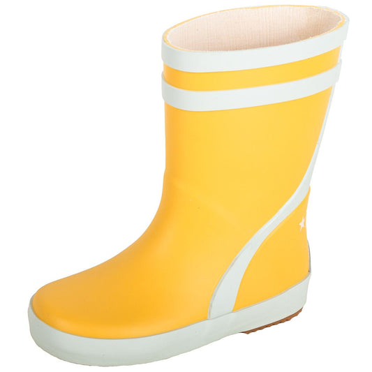 Handmade Natural Rubber Gumboots for Children-Yellow