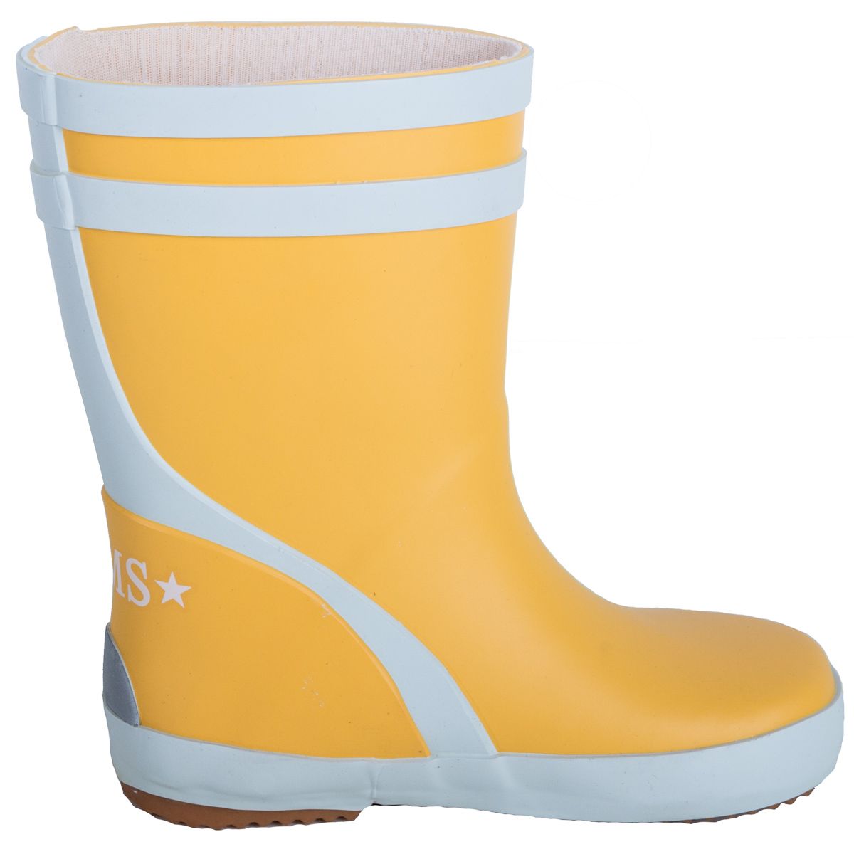 Handmade Natural Rubber Gumboots for Children-Yellow