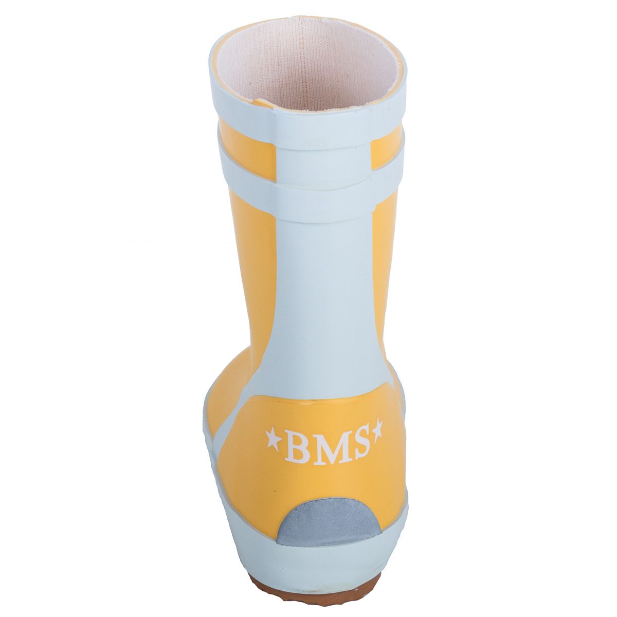 Handmade Natural Rubber Gumboots for Children-Yellow