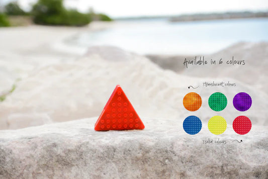 MAGBRIX® MAGNETIC BRICK TILE - EQUILATERAL TRIANGLE 12 PCS PACK